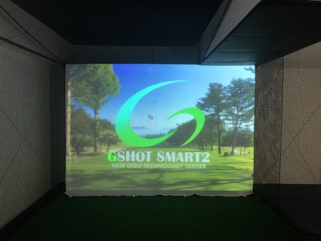 Indoor Golf Simulator G-shot smart 2, Apartment at Oita, Japan.